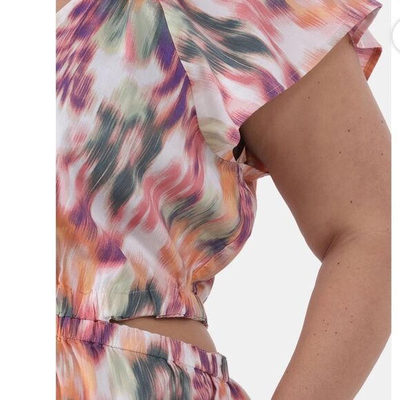 Time & Tru Cutout Midi Dress Sz 3X - Picture 5 of 8